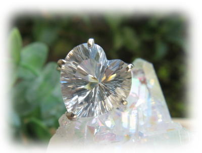 水晶 ハートリング 18金 | crystal-verry*